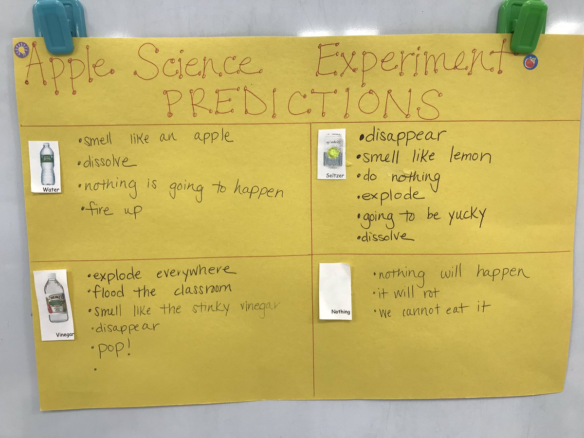 KathrynCorcor14's tweet photo. Apple Science Experiment 🍎🔎#PMPreschool #AppleTheme #WeAreChesterNJ https://t.co/1zQUfDWze3