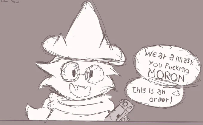 I didn't want to add this here because it's literally a sketch I made during class but..

I feel like it's still relevant 