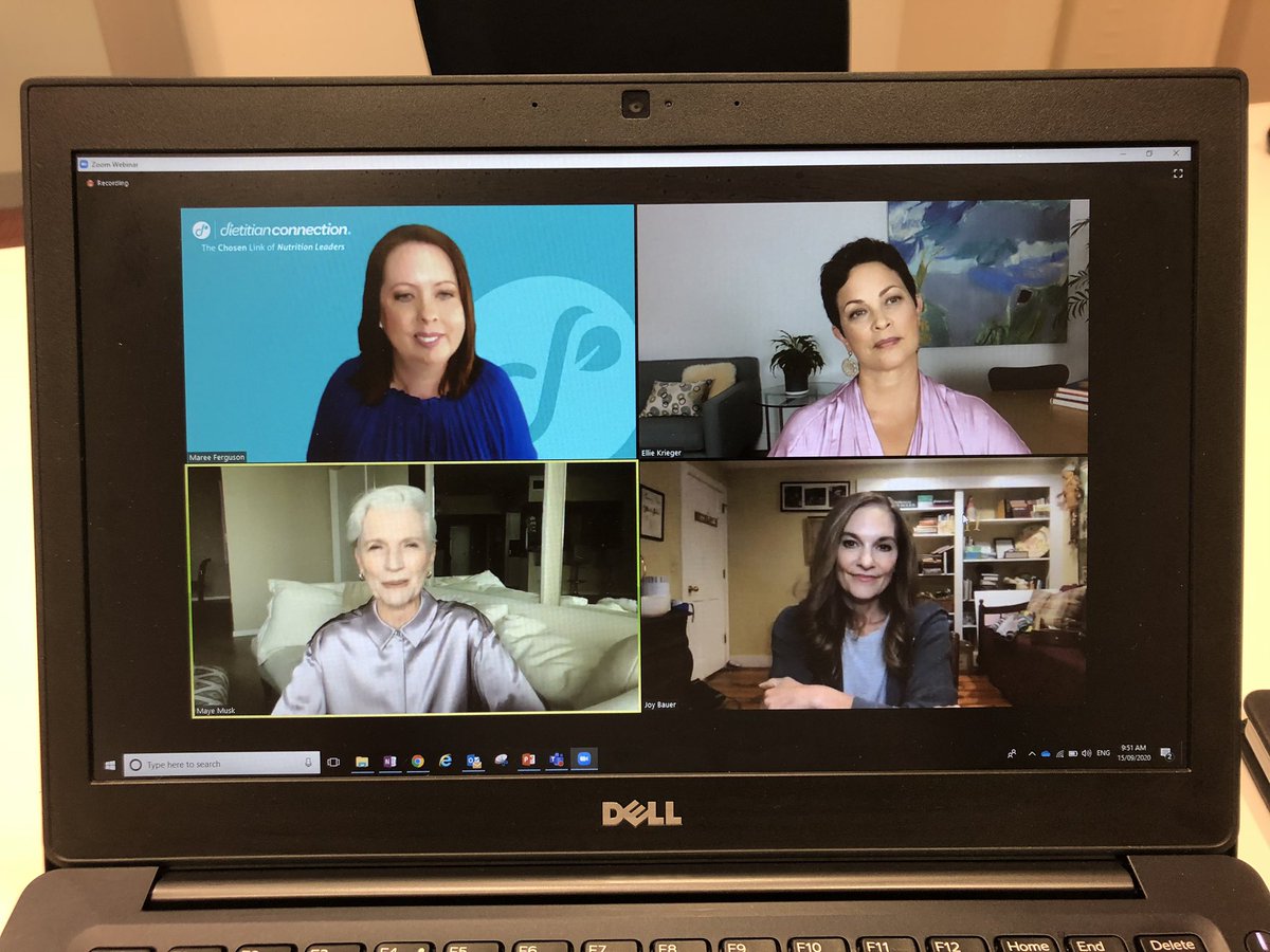 What a thrill to hear these inspiring, dynamic dietitians! Thanks <a href="/DNconnection/">Dietitian Connection</a> <a href="/joybauer/">Joy Bauer</a> <a href="/EllieKrieger/">Ellie Krieger</a> <a href="/mayemusk/">Maye Musk</a>