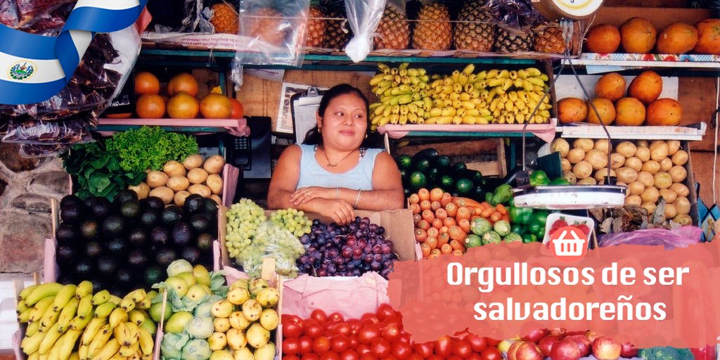 CompremosLocal's tweet photo. Porque ser #salvadoreños es un orgullo y más apoyarnos para salir adelante. 🇸🇻🇸🇻 

#apoyemosalossalvadoreños #compremoslocal #mesdelaindependencia #consumelocal #elsalvador https://t.co/zJcSCRQAc2