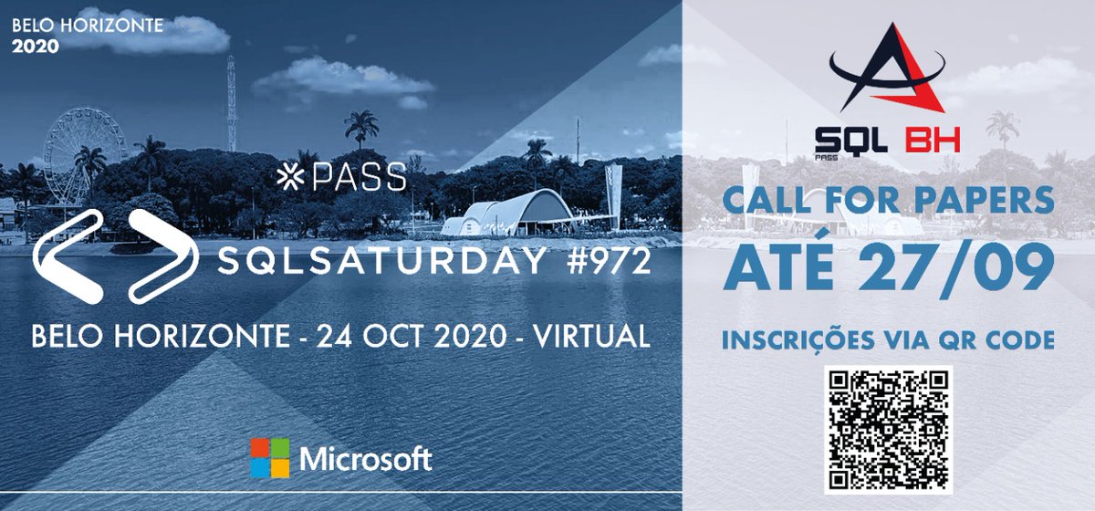 suladantas's tweet image. Você quer ser um dos palestrantes do maior evento de SQL MG 2020 Virtual? Não percam o Call for Papers até o dia 27/09! 😀

lnkd.in/e88wHTp
#sqlbh
#sqlsat972
#pass
#Microsoft
#Azure
#SQLServer