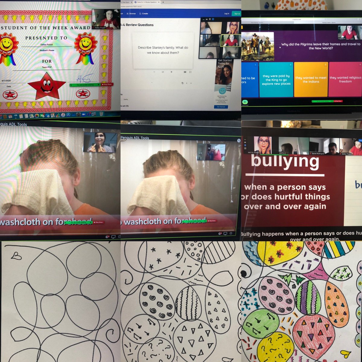 FeeneyIvette's tweet photo. Student of the week β
Review of Ch 1-4 of Holes β
13 colonies β
hygiene β
social/emotional β
ended with some art therapy because God knows I needed it. π #feeneysclass @MiamiSup @MDCPS_ASD @OfficeofESE @reagan152 https://t.co/9eL4t8RMAP