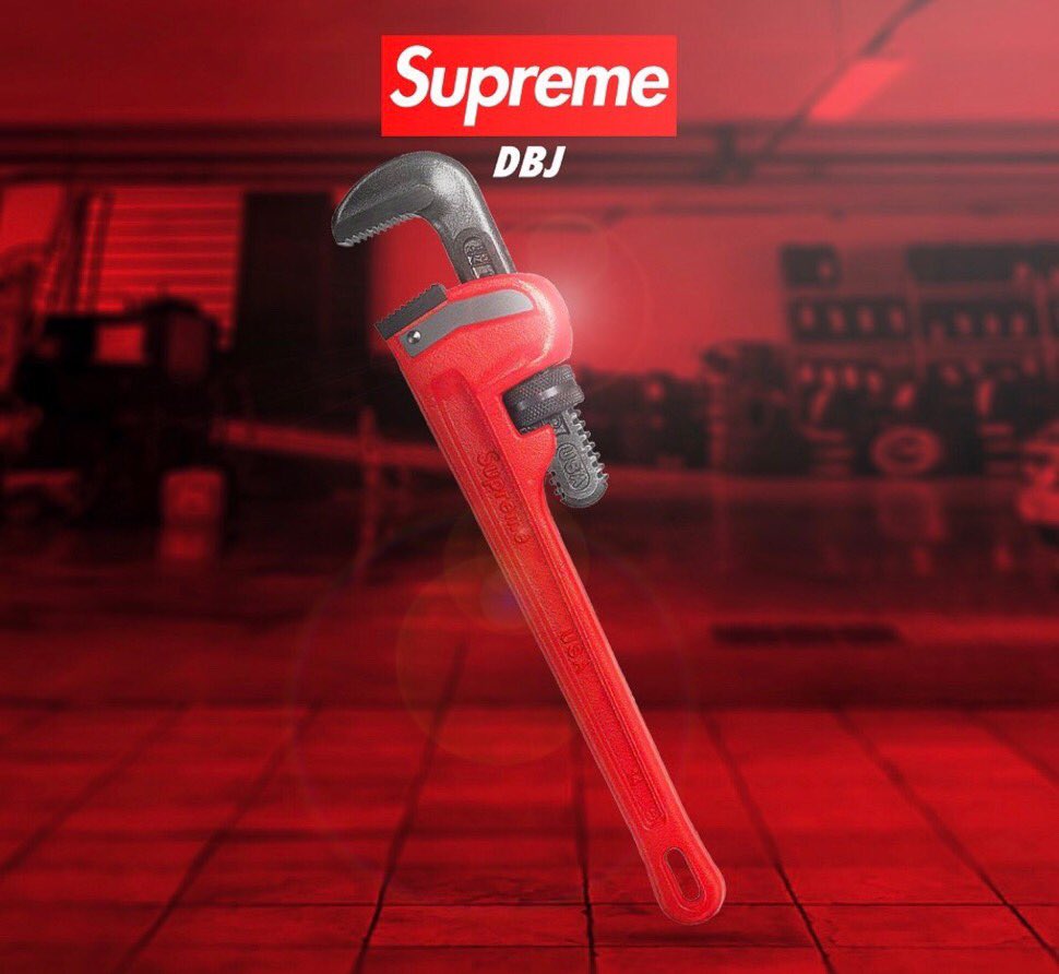 supreme 2020fw ridgid pipe wrench レンチ