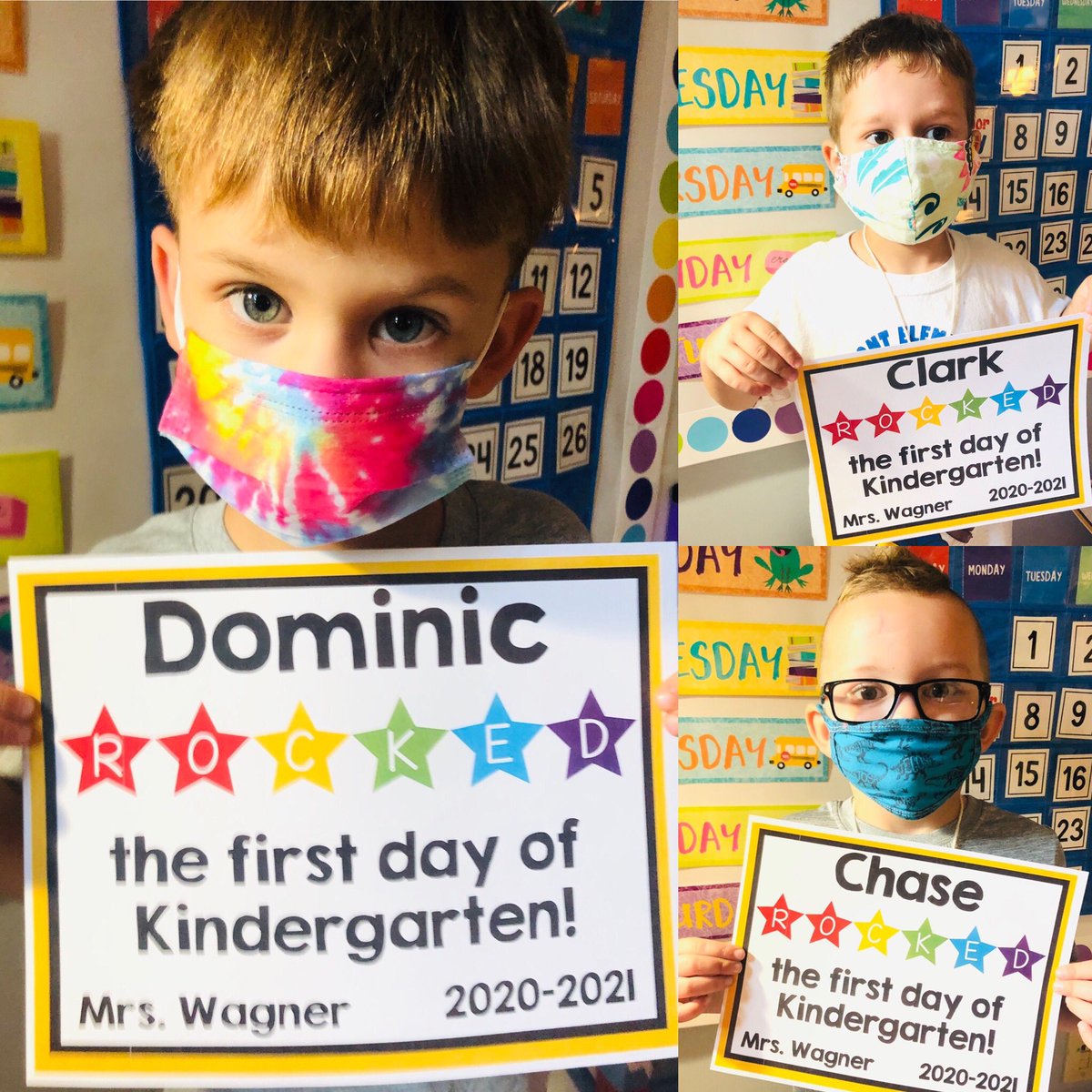 KOMrsWagner's tweet photo. Cohort Golden ROCKED the first day of kindergarten! 🌈✏️☺️❤️ #KOproud #BacktoKO #Kindergarten #HappyClassrooms #BestYearEver https://t.co/RqJgxdBrOb