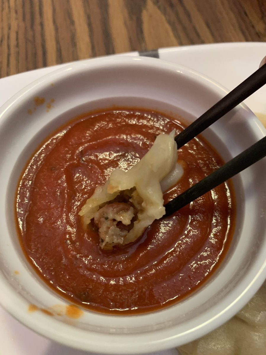 VickyScArt's tweet photo. So I had to make dinner tonight... AND YOU BET YOUR ASS I MADE PIZZA GYOZA!!! 
And let me tell you this was GOOOOOD!!! The turtles eyeballs popping out of their sockets wasn’t and exaggeration!!
#tmnt #2012tmnt #tmntpizza https://t.co/ZY1oaX5u52