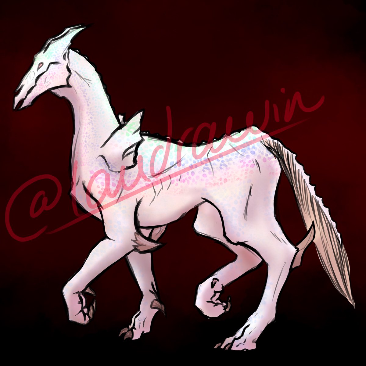 laudrawin's tweet photo. Just a random blind, albino drake I dreamt about a few days ago. She’s suposed to be iridiscent but I’m really bad with that kind of effect, gotta stufy it tho! :3
#beastdesign #drakedesign #conceptart https://t.co/ltLqLm1GGH