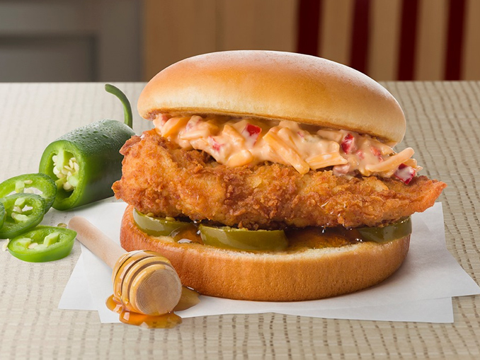ChewBoom's tweet photo. Chick-fil-A Testing New Honey Pepper Pimento Chicken Sandwich: https://t.co/53xktsVEq4 @ChickfilA #chewboom https://t.co/MCiE6TmWJh