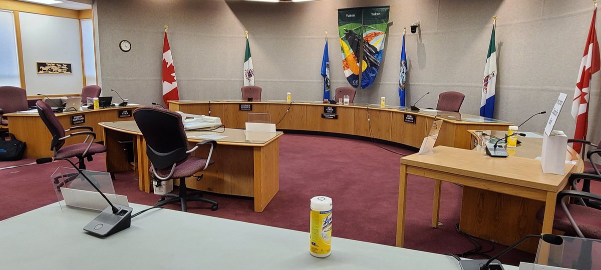 TimKucharuk's tweet photo. The sun is out and #Whitehorse city council is in session. Here's the agenda for this regular meeting. https://t.co/eEwatyRKby