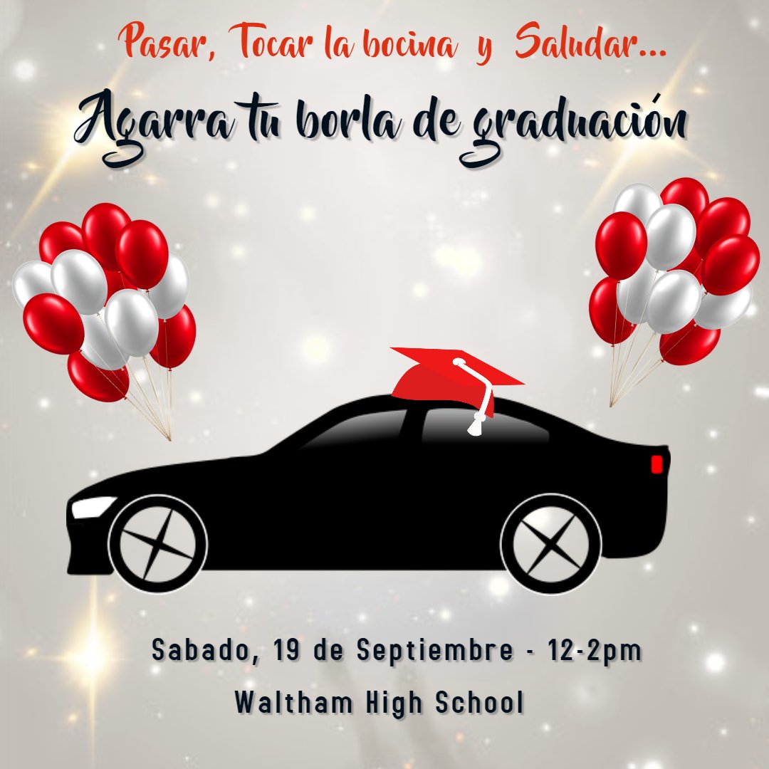 Grab Your Tassel/Agarra tu borla

Calling all Class of '21 WHS Seniors.  I hope to see you all this upcoming weekend!!!

Llamando a todos los estudiantes de la clase 21. Espero verlos a todos este próximo fin de semana !!!