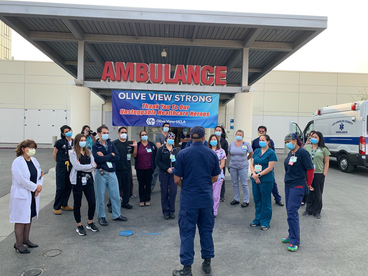 U.S. Surgeon General (@surgeon_general) on Twitter photo Visiting <a href="/OliveViewUCLA/">Olive View UCLA</a> in Sylmar, CA. #OliveViewStrong indeed!
THANK YOU for your tireless work on the frontlines of the #COVID19 pandemic. Visiting <a href="/OliveViewUCLA/">Olive View UCLA</a> in Sylmar, CA. #OliveViewStrong indeed!
THANK YOU for your tireless work on the frontlines of the #COVID19 pandemic.
