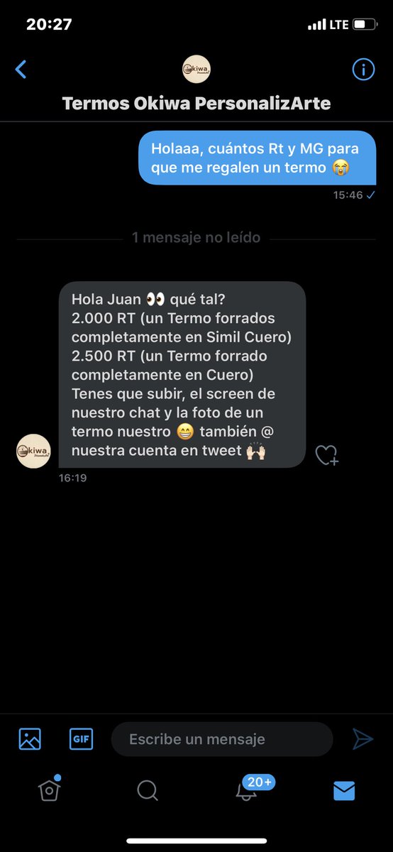 Juan Gómez (@juammario) on Twitter photo Hola, amiguitos 😭 quiero este termo para mi cumpleaños pero tengo que alcanzar 2.000 Rt ayudenme xfa sería genial como regalos de cumpleaños xfa 😭<a href="/OkiwaP/">Termos Okiwa PersonalizArte</a> Hola, amiguitos 😭 quiero este termo para mi cumpleaños pero tengo que alcanzar 2.000 Rt ayudenme xfa sería genial como regalos de cumpleaños xfa 😭<a href="/OkiwaP/">Termos Okiwa PersonalizArte</a>