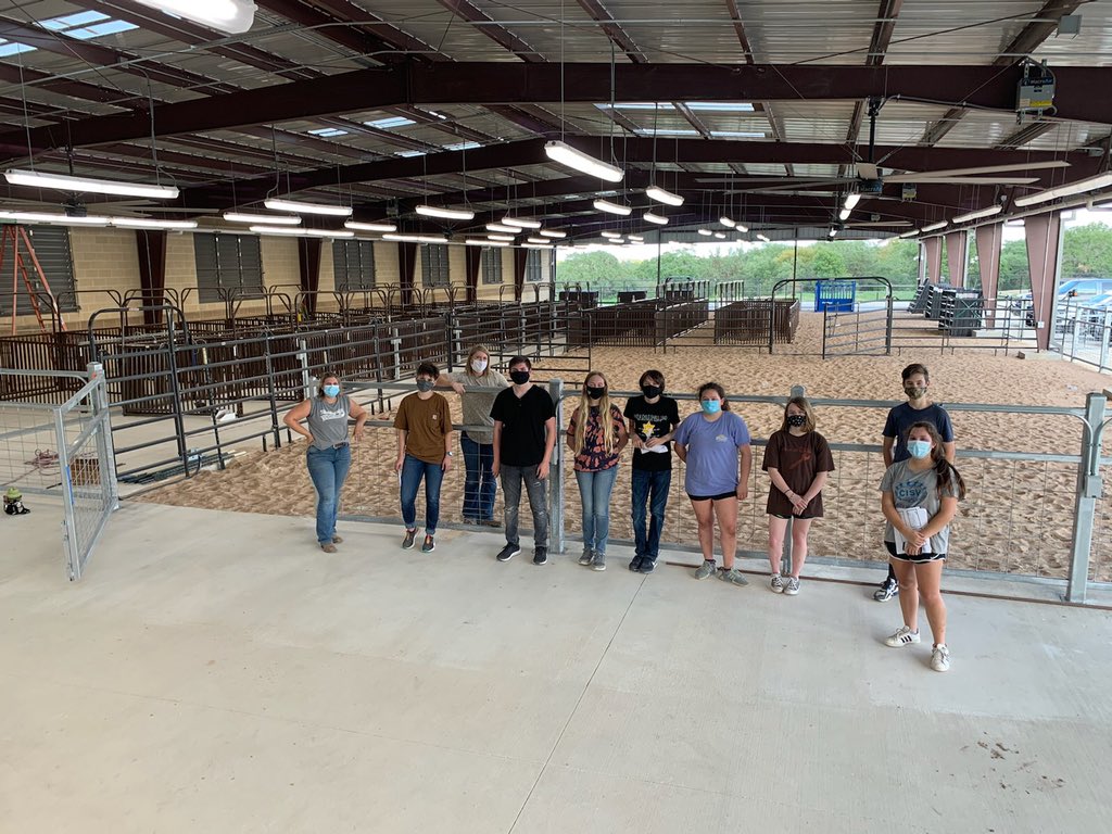 Got more pens and the arena assembled today at our brand new ag barn facility! Can’t wait to show you all when it’s done! We’ve got a great group of animal raisers and some bonus helpers this year!
