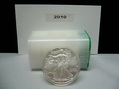 randomyears's tweet photo. 2010 ROLL 20 x 1 oz. American Silver Eagles BU US Mint Direct Sealed Tube https://t.co/ZVYek3Updz https://t.co/bJdu67GWTf