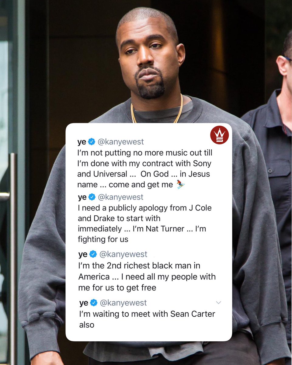 WORLDSTAR's tweet photo. #KanyeWest had this to say...thoughts? 👇🤔 @kanyewest https://t.co/EM0GXpJP77
