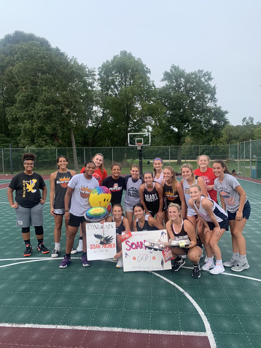 GymNj's tweet photo. Post practice celebration on @fitzmorriscarly commitment to @LHUWBB ‼️ #developPlayers #developPeople https://t.co/piZwaprDIV