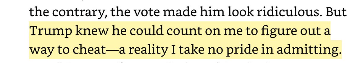 8/ They spoke the truth, so Trump set out to destroy them.  @MichaelCohen212 accepted the lie in exchange for power. (I should have tagged MC in the first tweet) #1Cohen became Trump's right-hand man because he was willing to lie and cheat (#2, #3, and #4)