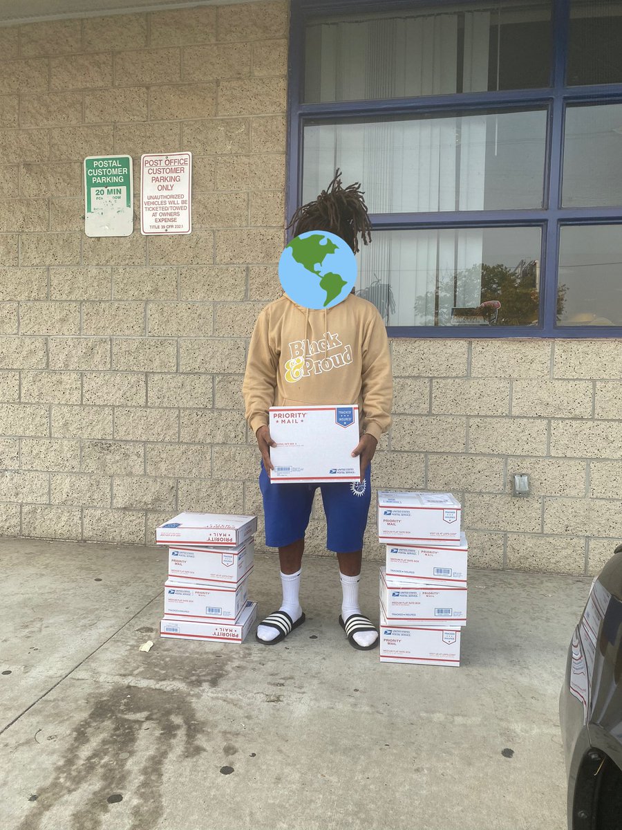 ThunderAttorney's tweet photo. If you ordered from August 21-Sept 2 , here is me Posing with your shit before you get it 🤣🤣🤣🤣 #SmallNumbersAddUp https://t.co/omzebqAkpr