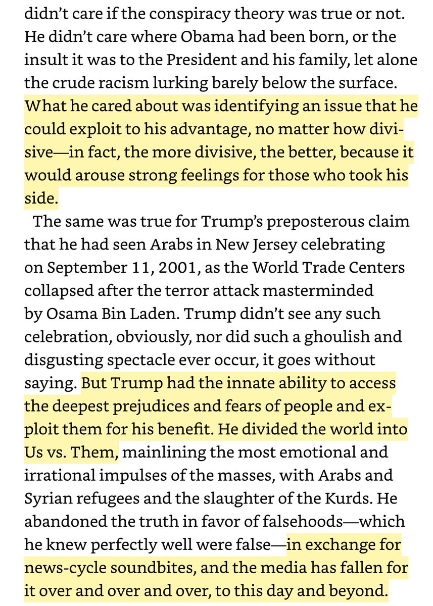 10/ Fascism is all about hierarchy and power, and the cynicism of thinking that for everyone, it’s all about hierarchy and power.Cohen describes how Trump employs fascists tactics, almost as if Trump and Cohen studied Stanley (but really, Stanley studied how fascists do it.)