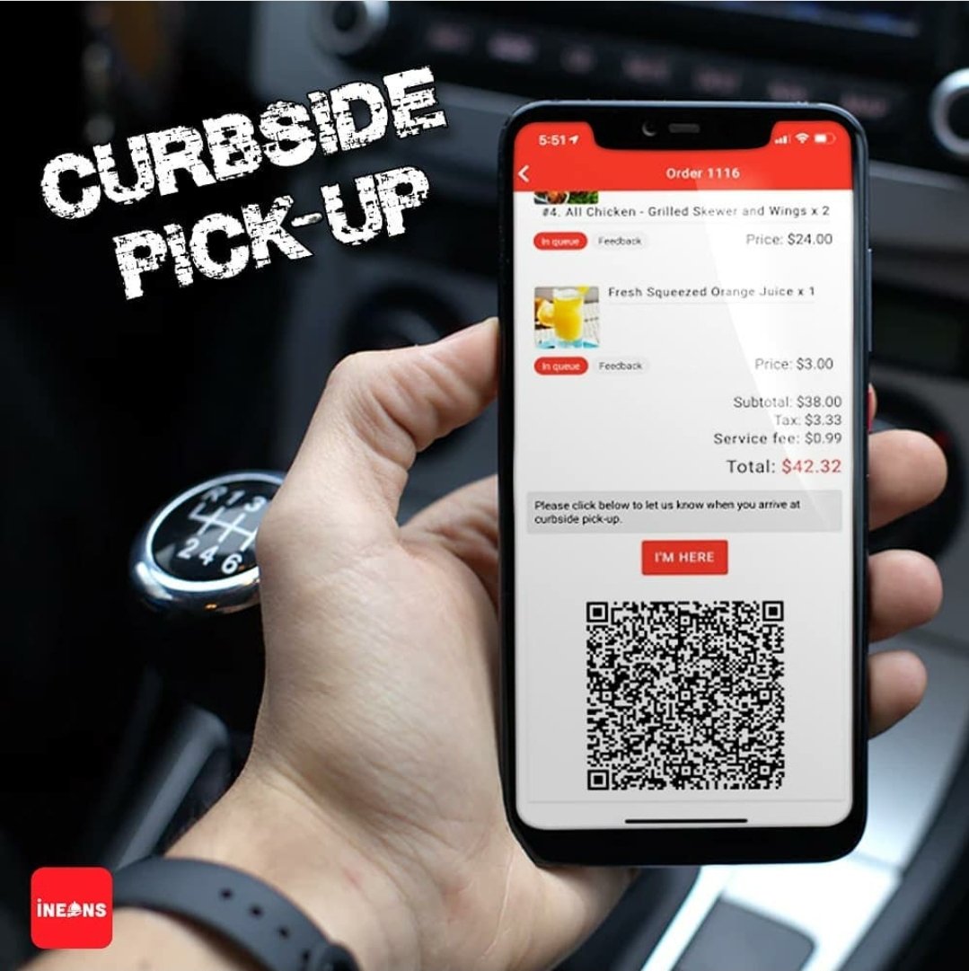 ineons_social's tweet photo. Offer customers #curbsidepickup and watch your business grow again!

Get this hot feature for your restaurant for FREE! 

To learn more send us a DM or visit 
👉 https://t.co/4aJbhYFRH5 https://t.co/6hYjsaW4yr
