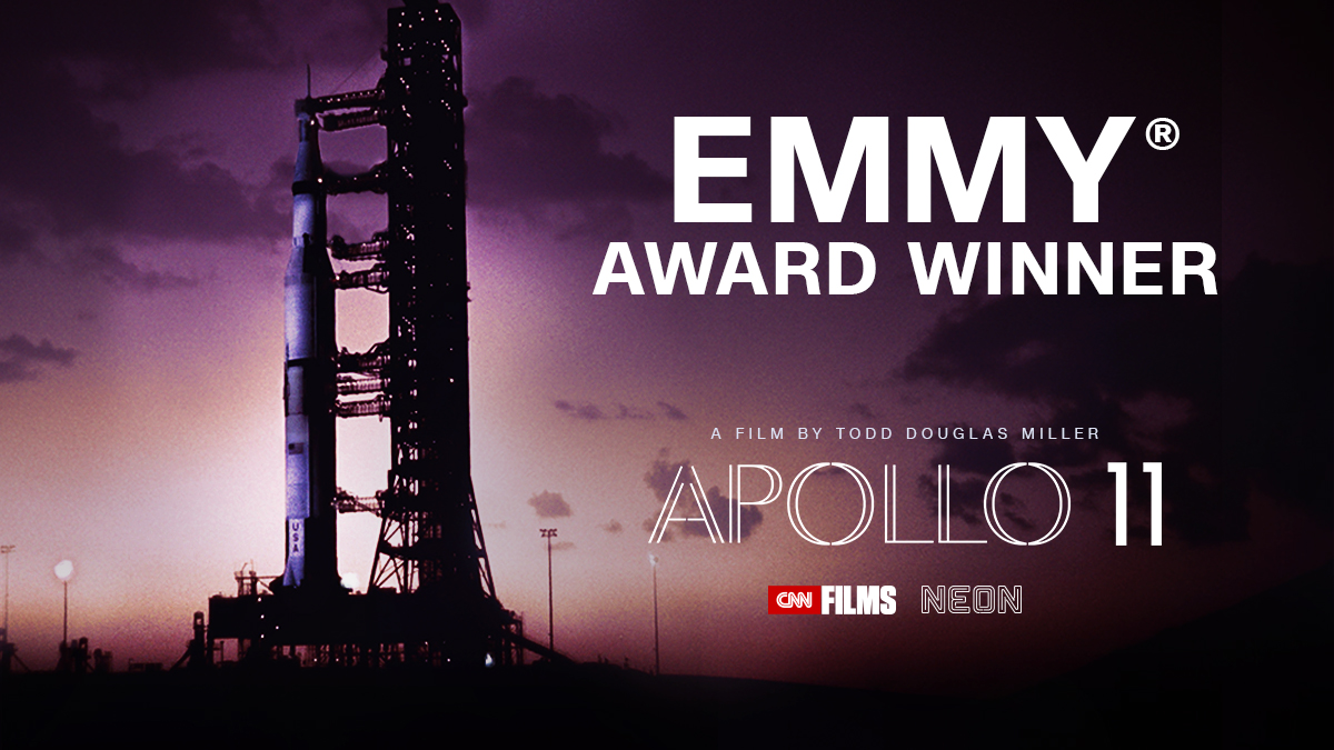 CNNFilms's tweet photo. Another one…Congratulations to Todd Douglas Miller for winning a Creative Arts #Emmy in Outstanding Picture Editing for a Nonfiction Program for #CNNFilms @Apollo11Movie! https://t.co/ybza8xACkM