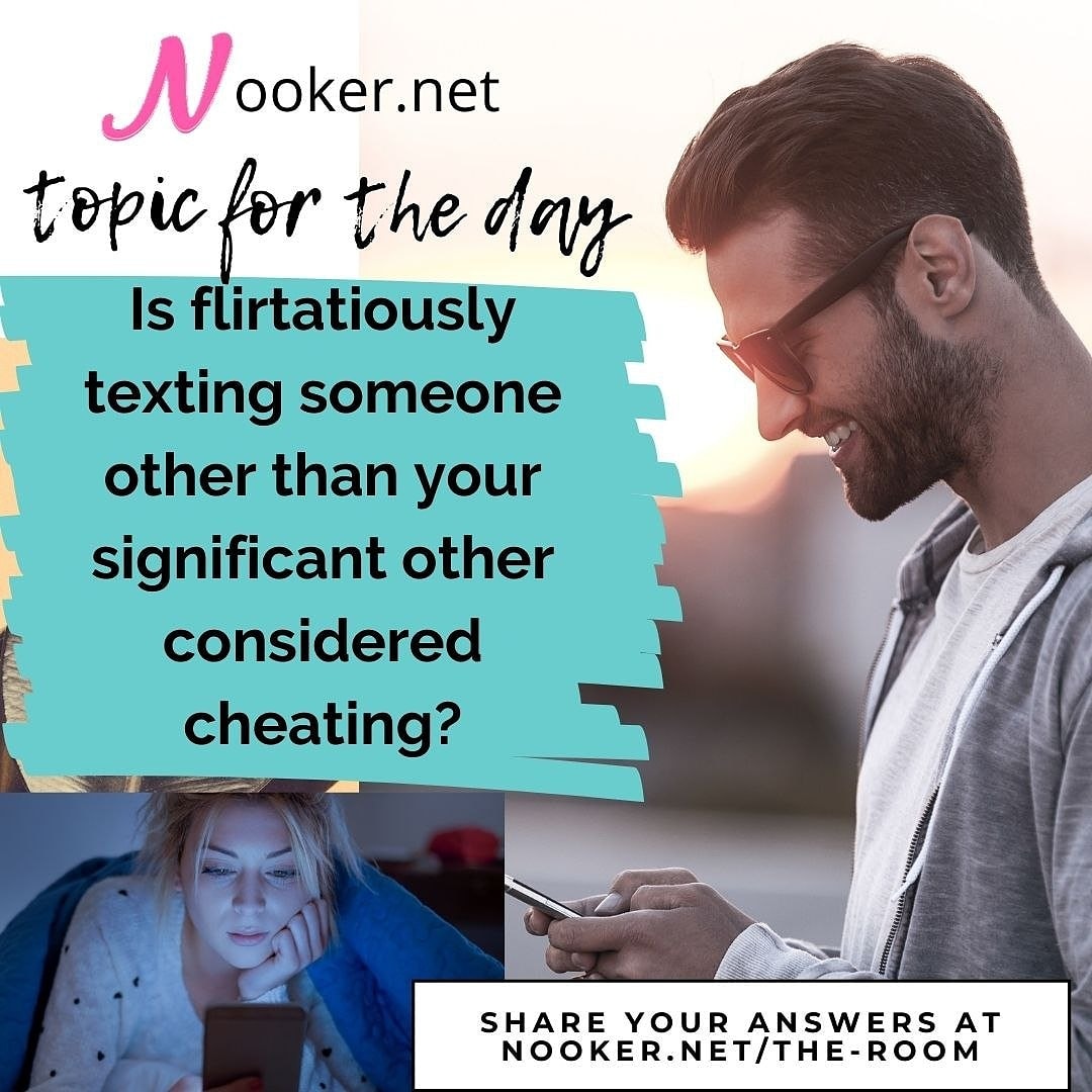 misschelseaxyz's tweet photo. Is flirtatiously texting someone other than your significant other considered cheating?

Share your answers at https://t.co/ZRJOBNKnNU. https://t.co/SulAmHSsTV