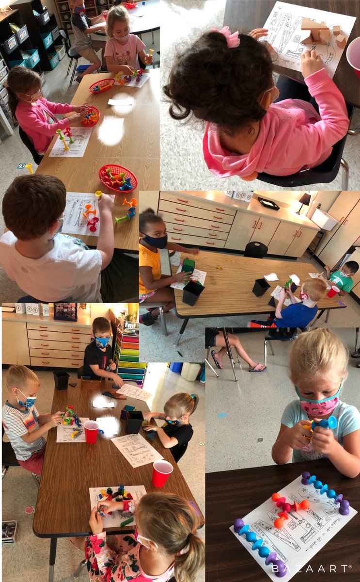MrsStoneWECS's tweet photo. Kindergarten being amazing Engineers and tinkering away! @Creeksidetweet #rotation3 #WonderLabOnWheels #STEAM #WEareLakota https://t.co/knNUQXbLE1