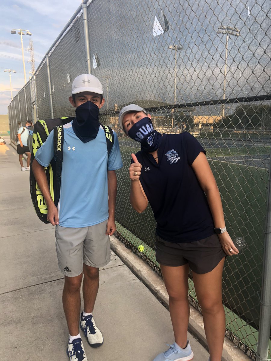First NEISD athletic event since early March featured Johnson varsity tennis vs MacArthur. Jags take it 11-0 at Blossom tennis center. Great to be back on the courts! #stayoutofourbubble  #jaguarpride #alumnisupport