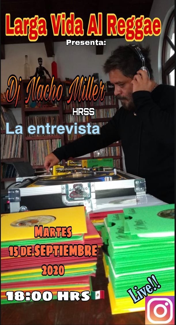 LargaVidaRC's tweet photo. Martes 15 de Septiembre charla con DJ NACO MILLER de la @hermandadrasta búscanos en https://t.co/XCP0Dvy85a #CDMX #reggaeclub #HRSS #CentroHistorico https://t.co/Lk7gAHnXWL