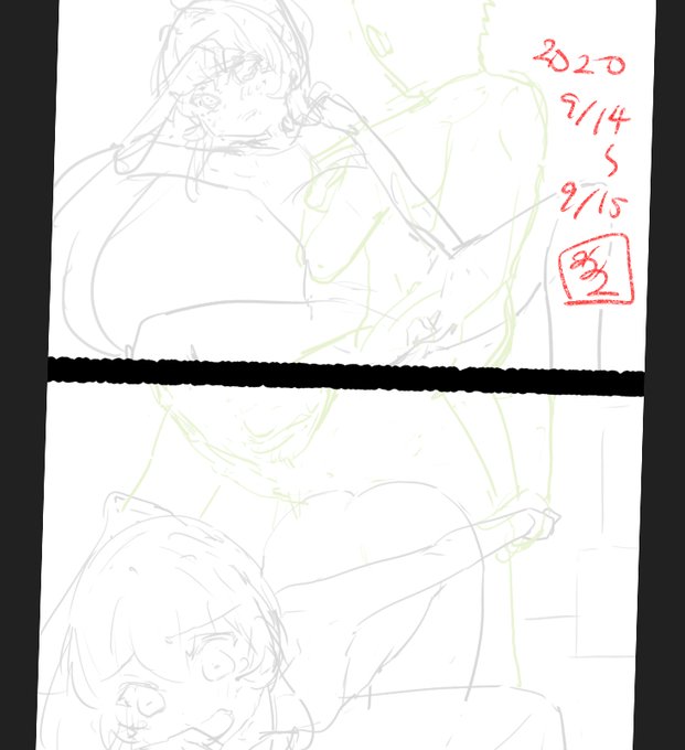 今月はご依頼進捗が多くなりそう#平日一絵 