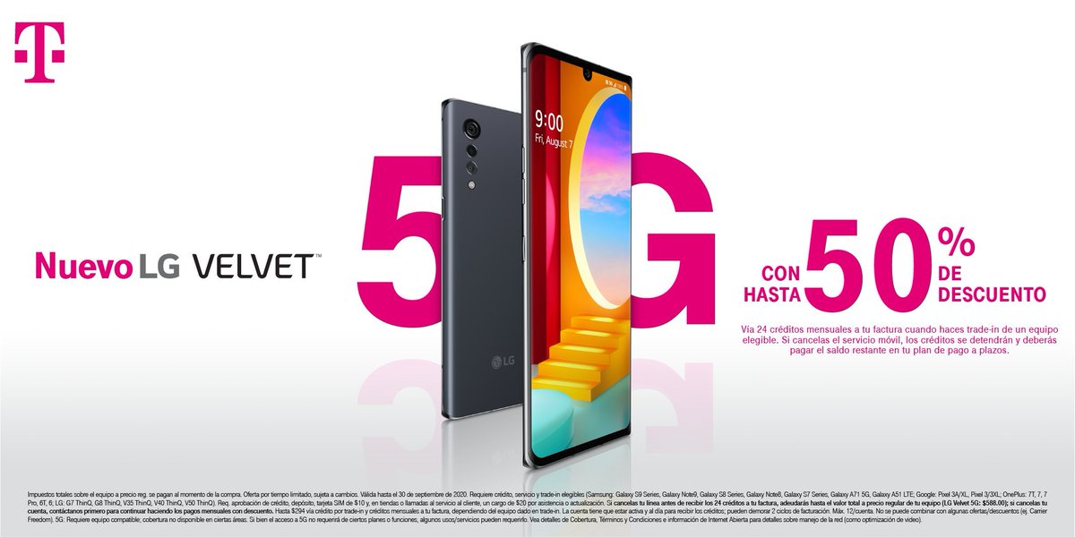 Hey T-Mobile front line how would you like to win #LGVelvet5G?Reply to this and include a picture of the LG Velvet displayed in your store. I'll select some winners on Thursday to receive a beautiful LG Velvet in your hand!🙆 #NERocks #WestisBest #FirstandFast #SouthNeverSettles