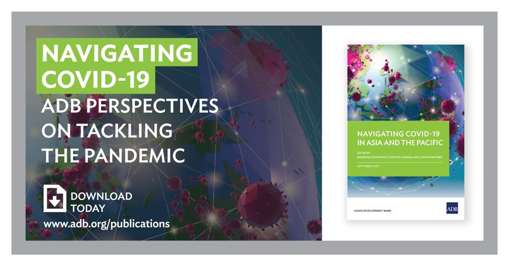 Bambang Susantono (@bsantono) on Twitter photo Latest analyses and views from <a href="/ADB_HQ/">Asian Development Bank</a> experts on how to tackle #Covid_19 pandemic.
Download the e-book here ➡️ adb.org/publications/n… Latest analyses and views from <a href="/ADB_HQ/">Asian Development Bank</a> experts on how to tackle #Covid_19 pandemic.
Download the e-book here ➡️ adb.org/publications/n…