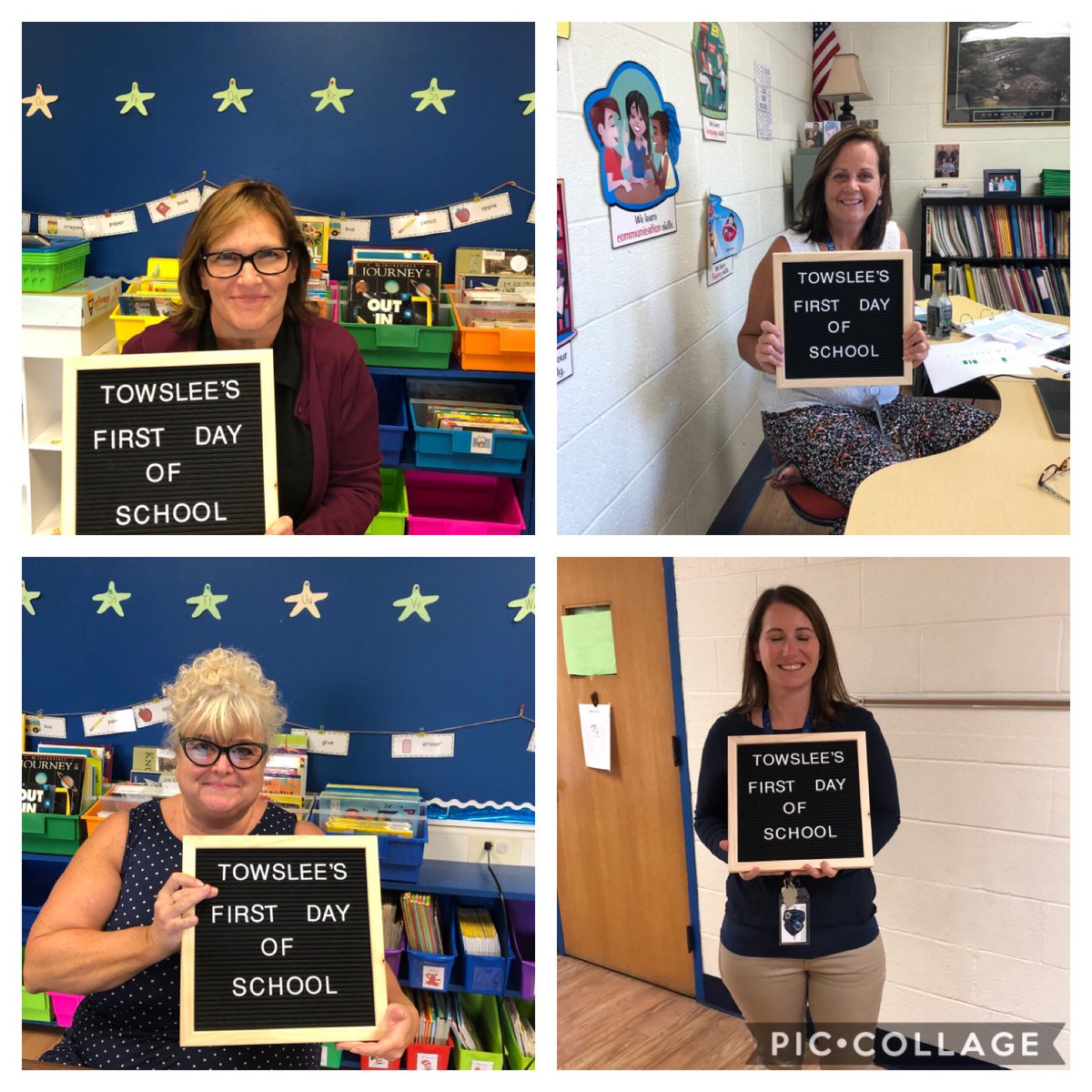 BCSDTowslee's tweet photo. Towslee has an incredible group of teachers that have worked so hard to get ready for today, but we couldn’t have done it without our awesome Towslee parents/families! Thanks for making the first day a success! #Teamwork #Towslee #BrunswickPRIDE https://t.co/7yJWGdVKe1