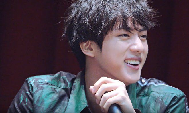 Seokjin reaching maximum level of happiness, a very important and healing thread ;