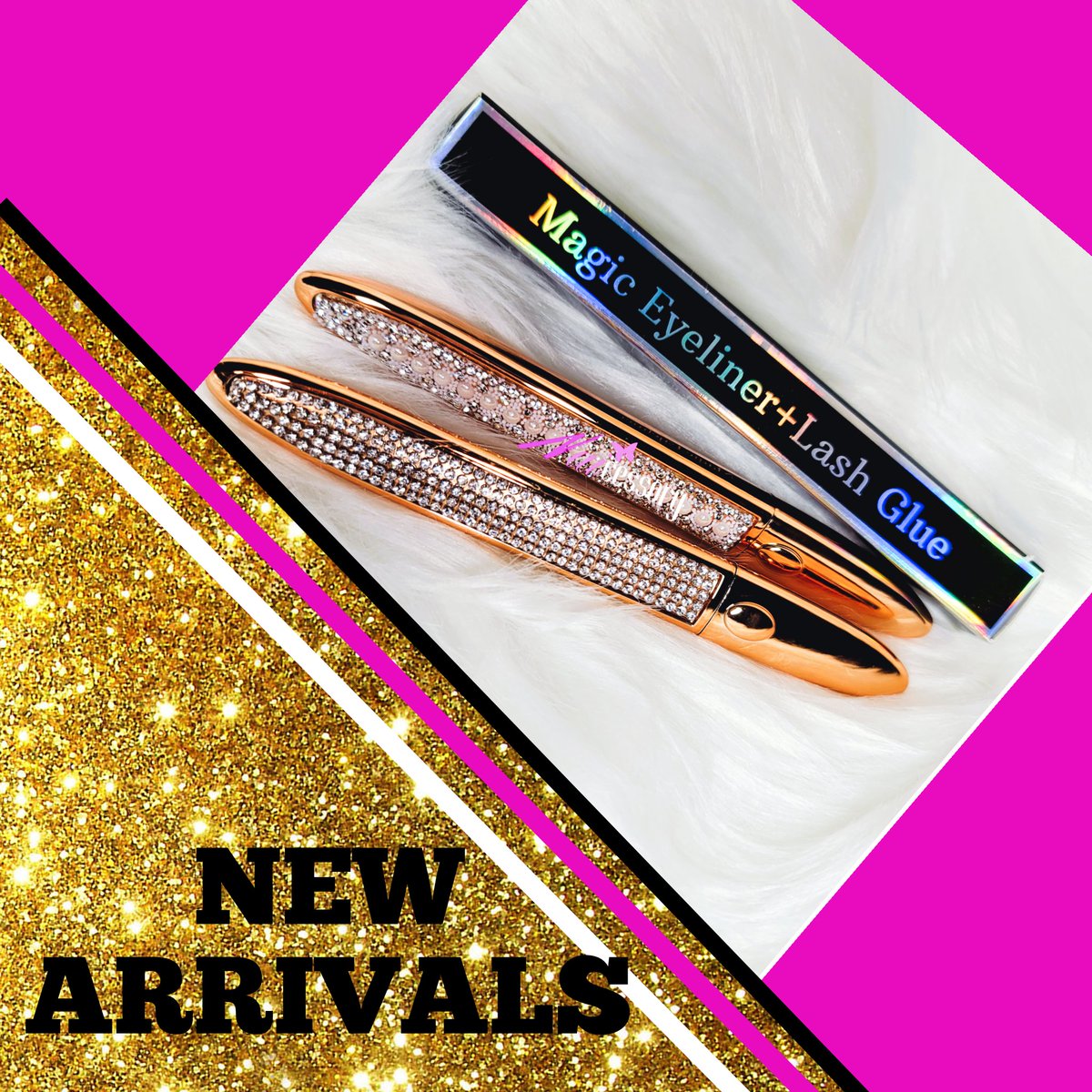 Say bye to that hair glue sis...Get your two in one eyeliner&lash glue right here...First 10 purchases recieve a free pair of eyelashes #BlackOwnedBusinesses #BLACKPINK #SmallBusiness #eyelashglueliner #magiceyeliner