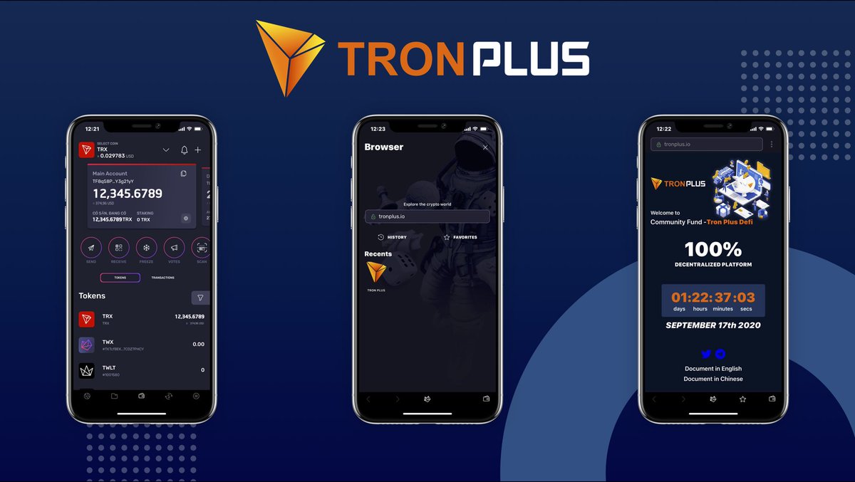 TronPlusDefi's tweet photo. #TronPlusDefi #TronPlusToken #TronPlusFund #Dapp #Countdown $TRP $TRX @TronWalletMe @klever_io https://t.co/PmKnAidF5b