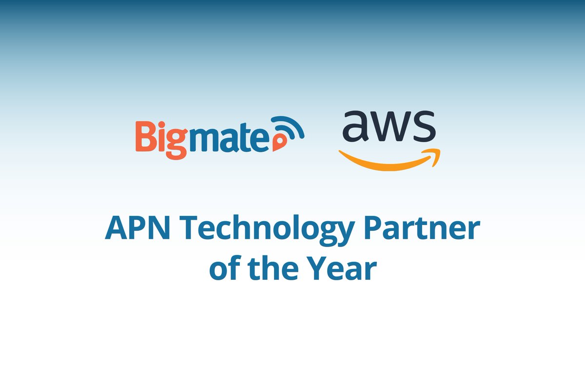 Bigmate (@bigmatetech) on Twitter photo We are very proud to have been selected as <a href="/awscloud/">Amazon Web Services</a> Technology Partner of the Year in ANZ, in their APN (Amazon Partner Network) Awards announced today. Thank you to our hard working team, our clients and to AWS for the award. We are very proud to have been selected as <a href="/awscloud/">Amazon Web Services</a> Technology Partner of the Year in ANZ, in their APN (Amazon Partner Network) Awards announced today. Thank you to our hard working team, our clients and to AWS for the award.
