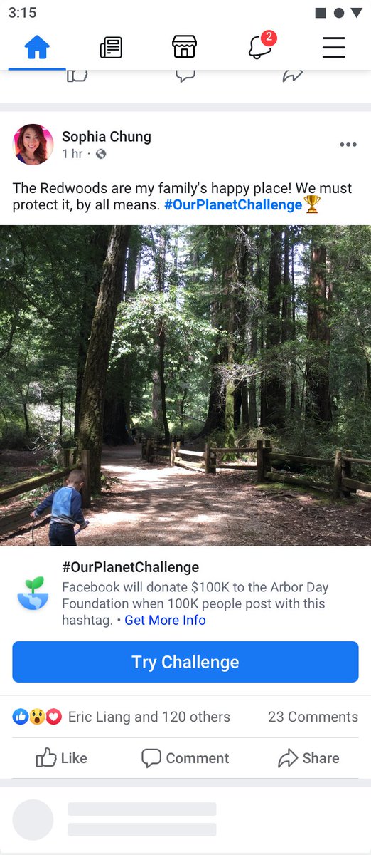 MetaFrance's tweet photo. Enfin, pour mobiliser le plus grand nombre de personnes aux enjeux du changement climatique, nous lançons aujourd’hui “Challenges” : une nouvelle fonctionnalité sur #Facebook pour lancer et rejoindre des défis. À vous de jouer avec le #OurPlaneteChallenge ! https://t.co/nKzGaeCpVD