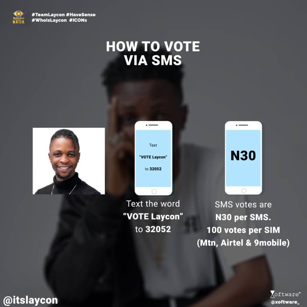 Buttergirlll's tweet photo. ICONS, it is time to do what we do best #VOTELayconToFinal 
VOTE Laycon, keep on voting and get your friends to vote 
King Laycon for the mulla 💰 https://t.co/9mLYZpSzUo