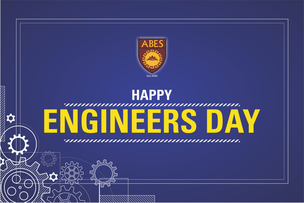 Happy Engineers' Day to all the engineers. 
We salute your great ideas and innovations that have truly changed our lives.