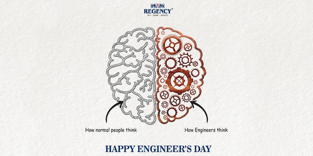RegencyPly's tweet photo. Happy Engineer's Day to all the sharp minds who bring designs to life.

#RegencyPly
.
.
.

#EngineersDay #EngineersDay2020 #EngineersDayCelebration #EngineersDayOut #EngineerDaySpecial #EngineersDayToday #EngineersDayOut #EngineersDayWishes #EngineerDayPost #Engineers https://t.co/jv5r4ytj3x