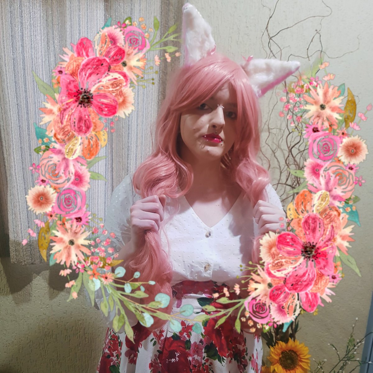 theblueniverse's tweet photo. Orelhas de raposa apaixonada! 
Faça seu orçamento agora com a Bluenicorn!! #bluenicorn #earmaker #animalear #cute #fox #raposa #lolita #cosplay https://t.co/GgeeE2heps