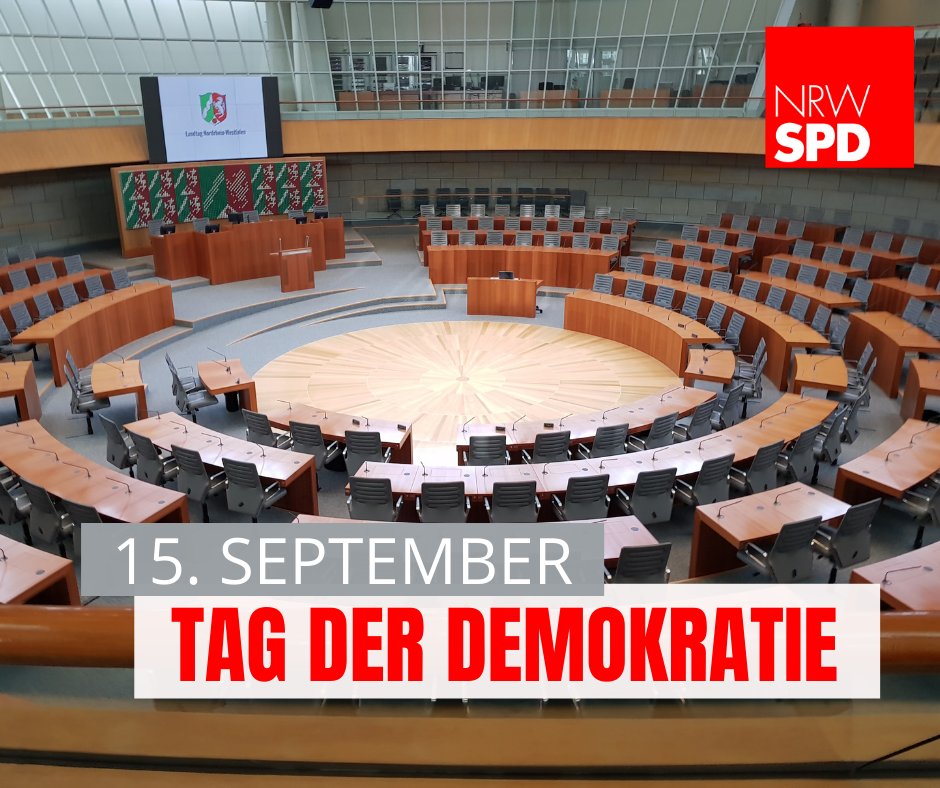 Es gibt viele Vorzüge, die wir der #Demokratie zu verdanken haben. Sie ist aber nicht immer selbstverständlich. Für Demokratie muss etwas getan werden und daran will uns der heutige #TagderDemokratie erinnern. Wir müssen sie schützen und uns immer wieder dafür einsetzen!