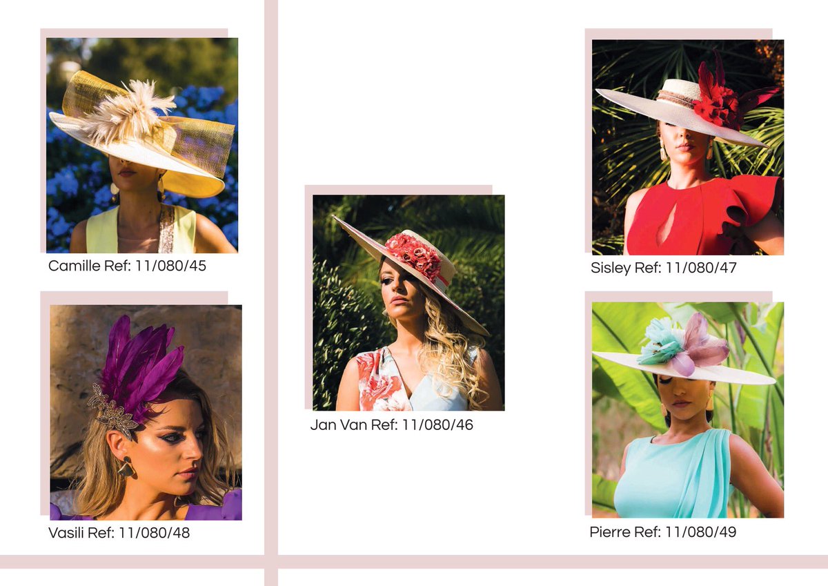 Combina tus #looks con uno de nuestros tocados o pamelas, y podrás convertirte en #invitadaperfecta.