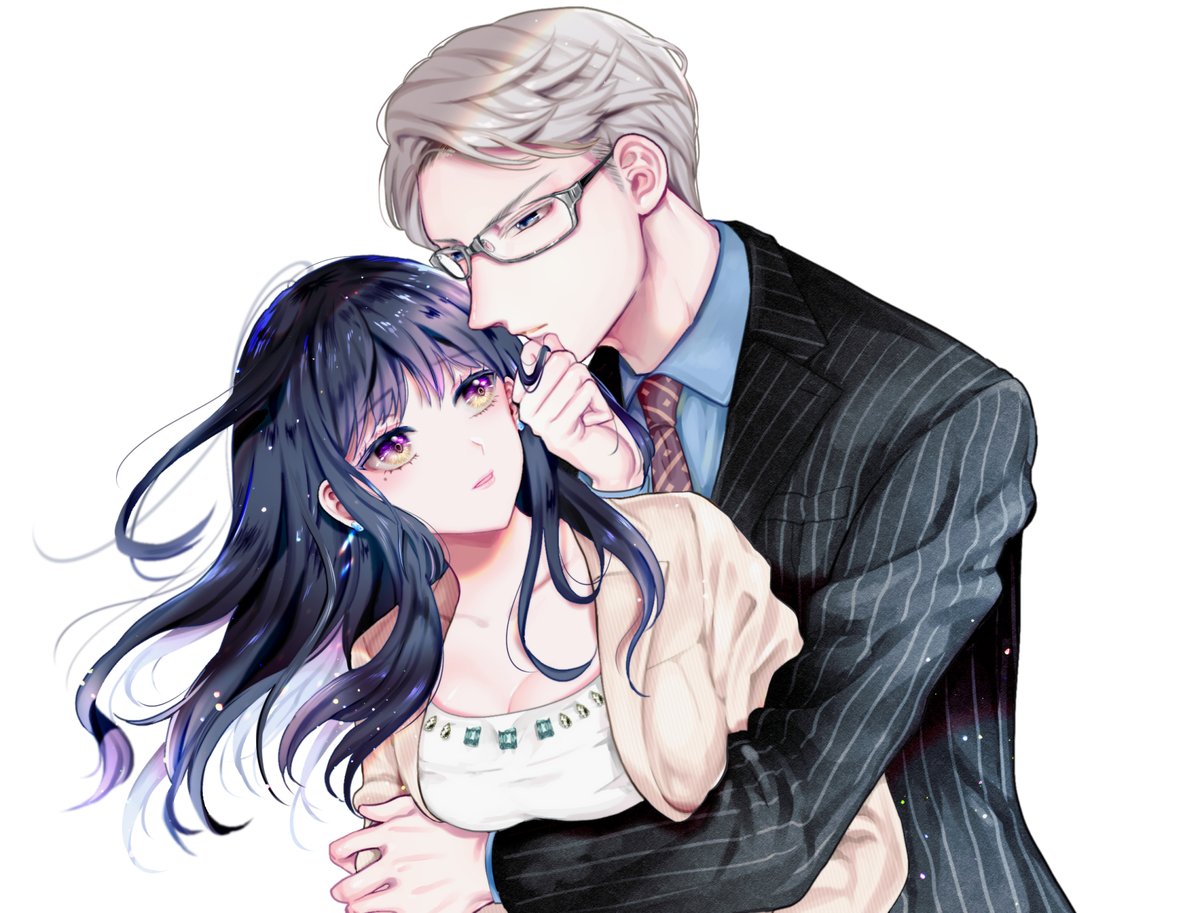 「女神様も恋をする」のバナー用に描かせていただいたイラストです。原作の大人っぽい雰囲気をいかせるように頑張りました! 