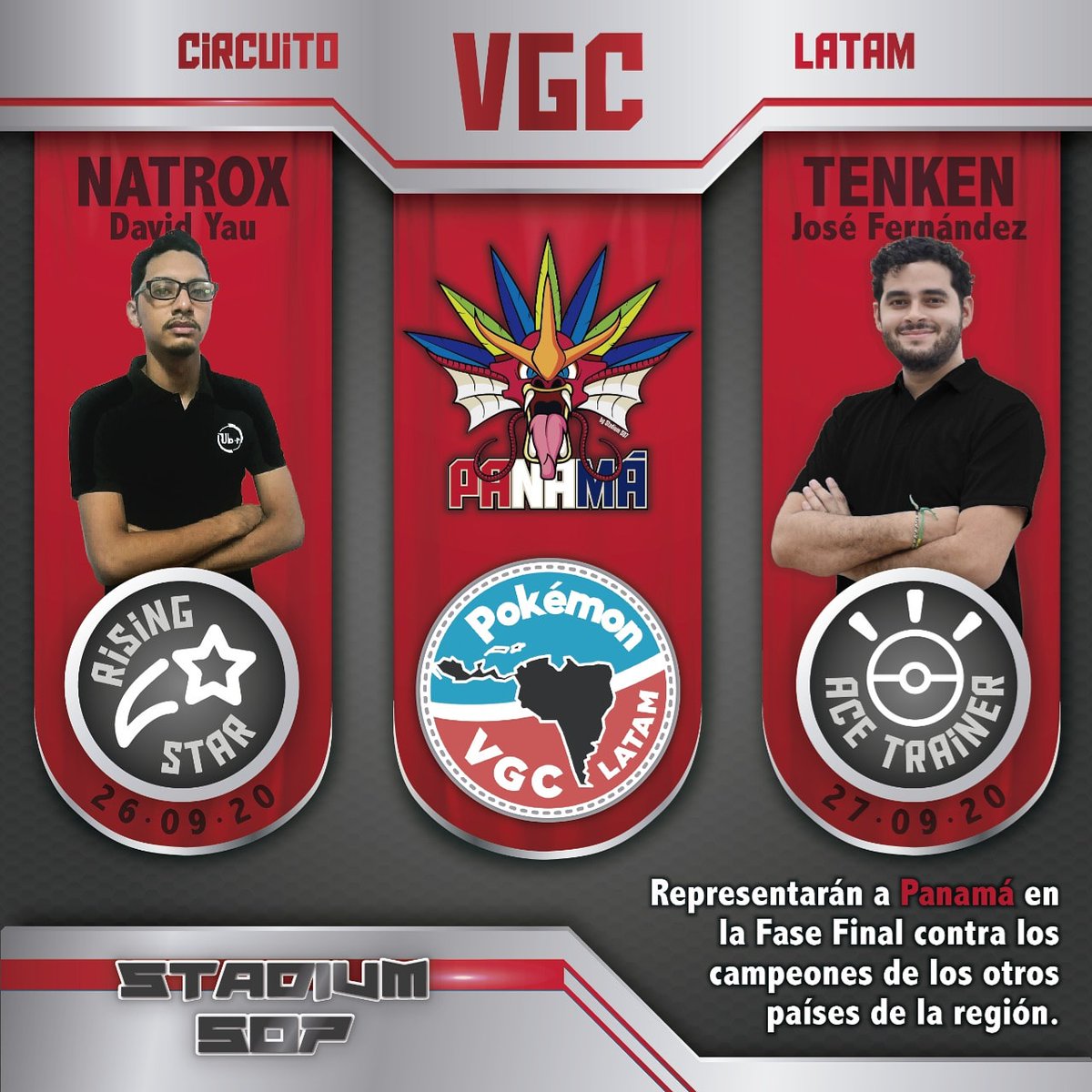 JoseAntonioF11's tweet photo. #VGCLatAmTour #AceTrainer @Stadium507 @PokemonVGCLatAm @natrox_18 https://t.co/DbgrMv01lT