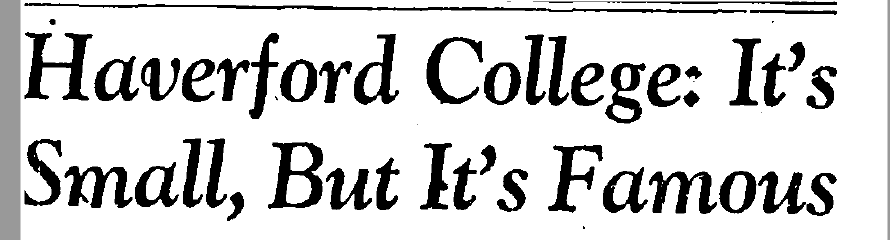 There are others. My favorites are from 1957 in the Chicago Daily Tribune, written by Chesly Manly, whose name is evocative of someone who might know this stuff in 1957. The top school for men?