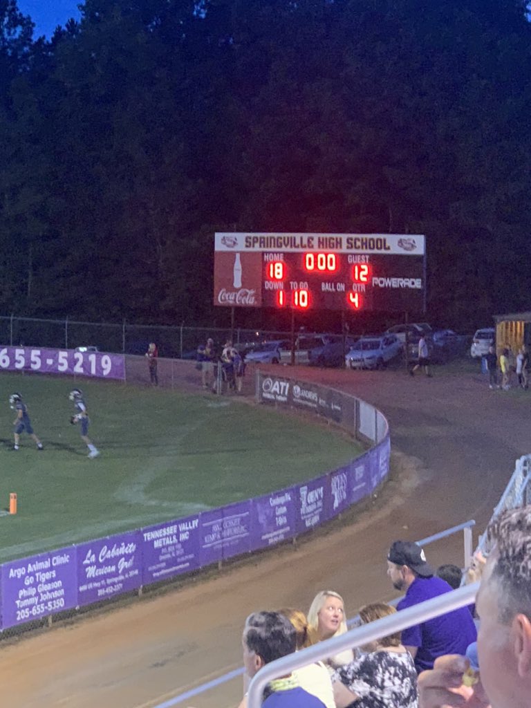SpringvilleMid1's tweet photo. Congratulations to the @SpringvilleMid1 football team on their win over @odenvillemiddle tonight. It was a close game, but the Tigers pulled through in the end. Great game Saints! #tigerpride #gosms @stclairsuper @sccboe https://t.co/hHJNqTqN6y