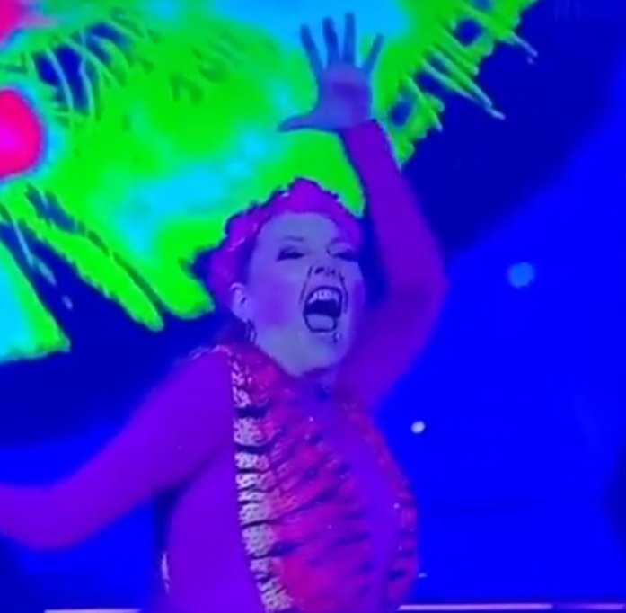 cheyenneistryin's tweet photo. Carole Baskin is quite literally 2020 as a person. #DWTS https://t.co/pDIux556ty