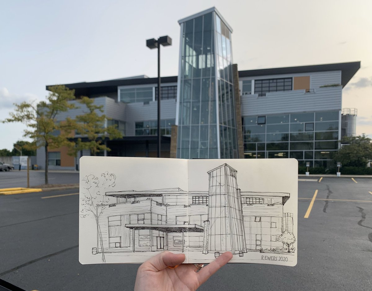 rewersdesigns's tweet photo. Sunset sketchin’... quick sketch of @newriff. Looking forward to putting some paint down on this later.
#usk #uskcincinnati #urbansketchers #nkyhasthis #sketch #sketchbook #nky #newriffdistilling #art #artwork #lifeofanartist #cincinnati #ohio #drawing #kentucky #distilleries https://t.co/TrYqB7UfFC