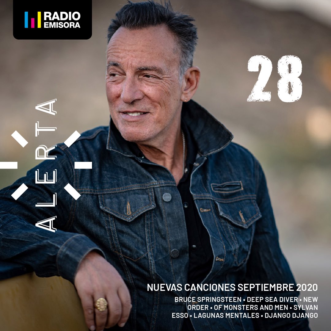 EmisorPodcast's tweet photo. En un nuevo episodio de #AlertaEmisor nos ponemos de cabeza con los novedades musicales deBruce Springsteen, Deep Sea Diver, New Order, Of Monsters And Men, Sylvan Esso, Lagunas Mentales, Django Django. Escucha acá con @rodrigohurtadob
https://t.co/ndnzSRGFEe https://t.co/VTg0i0LH7w